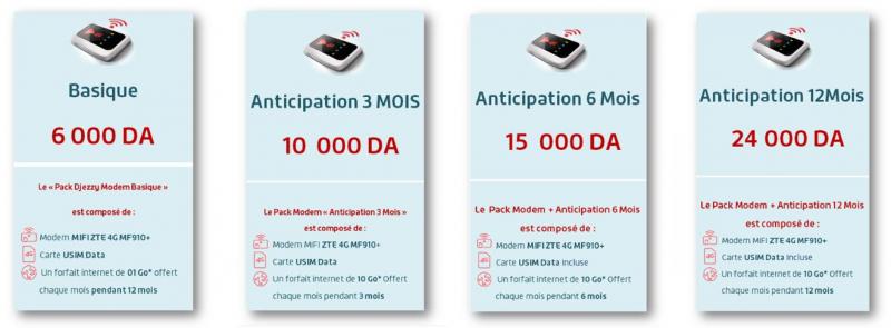 Djezzy Modem MIFI 4G Nouvelle Offre - Opérateurs : Mobilis / Djezzy /  Nedjma - FORUMDZ ALGERIE INTERNET NTIC' Adsl, Fibre, 5G, AI et le reste