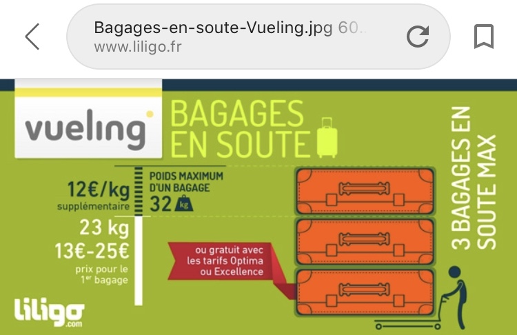 Politique concernant le poids des valises chez Vueling Airlines - Guesra -  FORUMDZ ALGERIE INTERNET NTIC' Adsl, Fibre, 5G, AI et le reste